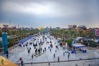 بارش باران در کربلای معلی 8