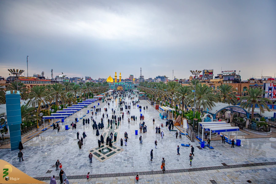 بارش باران در کربلای معلی 8
