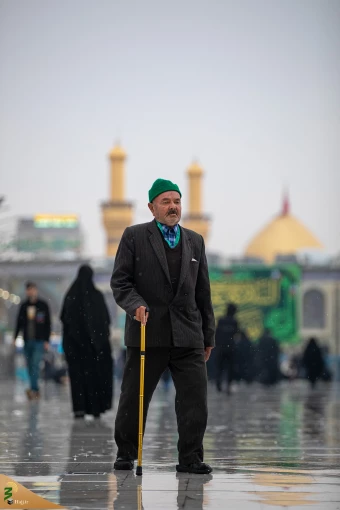 بارش باران در کربلای معلی 10