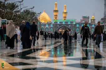 بارش باران در کربلای معلی 15