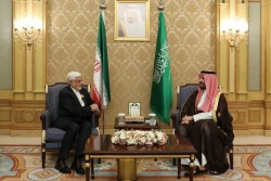 دیدار معاون اول رئیس جمهور با ولیعهد عربستان سعودی 2