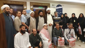 دیدار  زائران فرهیخته با مسئول دفتر نمایندگی بعثه در مدینه 