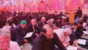 ندای دعای ندبه زائران ایرانی در خیمــه‌گاه امام حسین(ع) طنین انداز شد 3