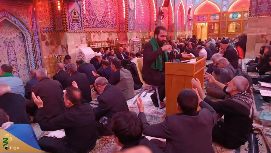 ندای دعای ندبه زائران ایرانی در خیمــه‌گاه امام حسین(ع) طنین انداز شد 4