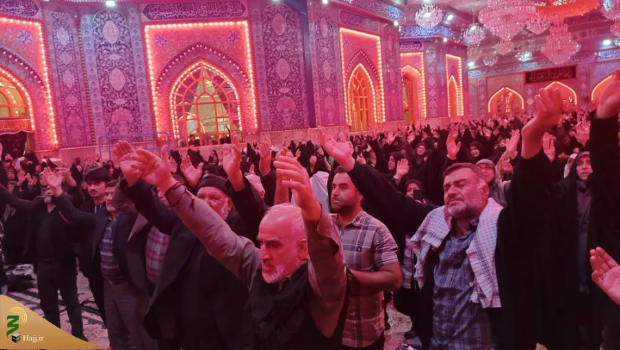 ندای دعای ندبه زائران ایرانی در خیمــه‌گاه امام حسین(ع) طنین انداز شد 2