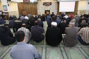 مراسم سوگواری ایام فاطمیه در مسجد سازمان حج و زیارت  