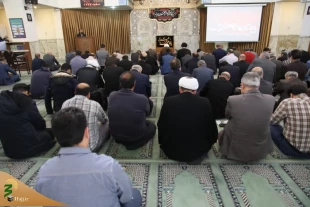 مراسم سوگواری ایام فاطمیه در مسجد سازمان حج و زیارت   2