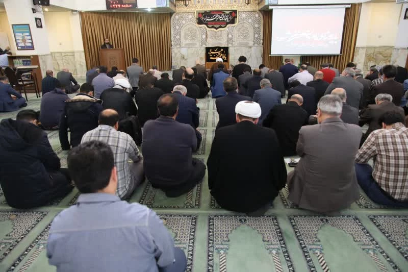 مراسم سوگواری ایام فاطمیه در مسجد سازمان حج و زیارت   2