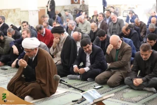 مراسم سوگواری ایام فاطمیه در مسجد سازمان حج و زیارت   3