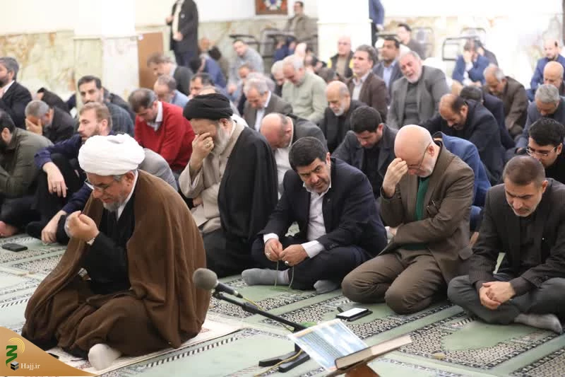 مراسم سوگواری ایام فاطمیه در مسجد سازمان حج و زیارت   3