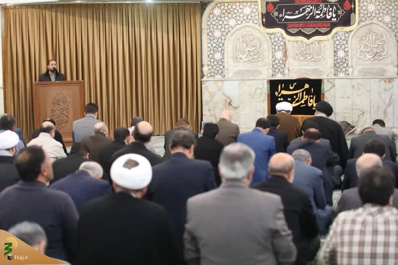 مراسم سوگواری ایام فاطمیه در مسجد سازمان حج و زیارت   6