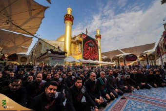 مراسم سوگواری شهادت حضرت زهرا سلام الله علیها در حرم  علوی 2