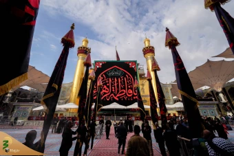 مراسم سوگواری شهادت حضرت زهرا سلام الله علیها در حرم  علوی 3