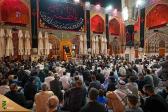 مراسم سوگواری شهادت حضرت زهرا سلام الله علیها در حرم  علوی 13