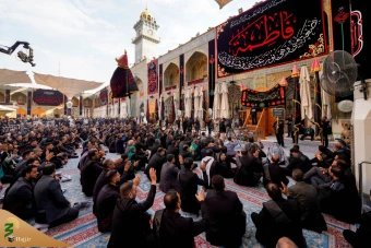 مراسم سوگواری شهادت حضرت زهرا سلام الله علیها در حرم  علوی 14