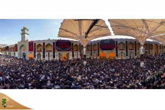 مراسم سوگواری شهادت حضرت زهرا سلام الله علیها در حرم  علوی 7