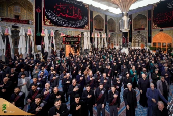 مراسم سوگواری شهادت حضرت زهرا سلام الله علیها در حرم  علوی 29