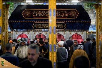 مراسم سوگواری شهادت حضرت زهرا سلام الله علیها در حرم  علوی 23