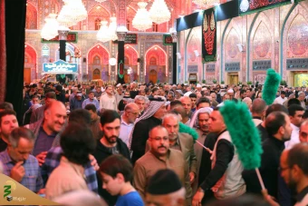 مراسم سوگواری شهادت حضرت زهرا سلام الله علیها در کربلی معلی 21