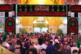 مراسم سوگواری شهادت حضرت زهرا سلام الله علیها در کربلی معلی 13