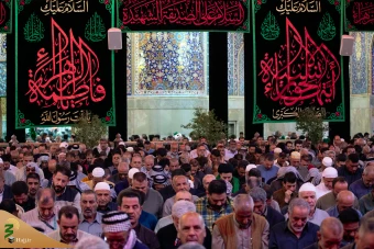مراسم سوگواری شهادت حضرت زهرا سلام الله علیها در کربلی معلی 15