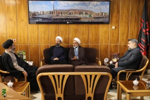 دیدار رئیس نهاد نمایندگی مقام معظم رهبری در دانشگاه‌ها با سرپرست حجاج ایرانی 5