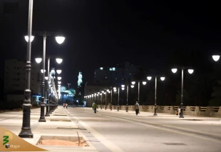 مسیر پیاده روی از مسجد النبی(ص) تا مسجد قبا+فیلم 2
