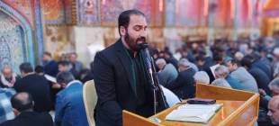 برگزاری دعای کمیل در خیمه گاه حسینی با حضور زائران ایرانی 6