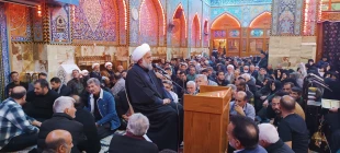 برگزاری دعای کمیل در خیمه گاه حسینی با حضور زائران ایرانی 10