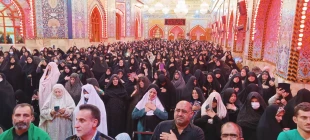 برگزاری دعای کمیل در خیمه گاه حسینی با حضور زائران ایرانی 8