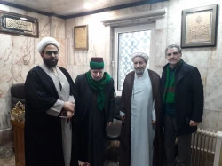 دیدار مسئول دفتر نمایندگی بعثه درعراق با مشاور تولیت حرم حسینی 2