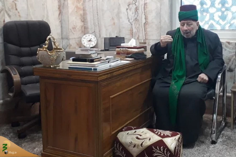 دیدار مسئول دفتر نمایندگی بعثه درعراق با مشاور تولیت حرم حسینی 3