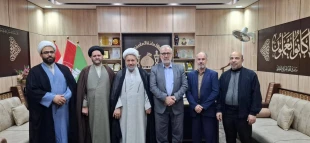 دیدار مسئول دفتر نمایندگی بعثه درعراق با تولیت آستان قدس حسینی 3