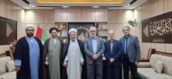 دیدار مسئول دفتر نمایندگی بعثه درعراق با تولیت آستان قدس حسینی 2