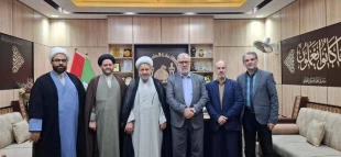 دیدار مسئول دفتر نمایندگی بعثه درعراق با تولیت آستان قدس حسینی 2
