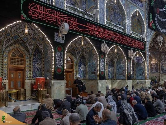 سوگواری سالروز وفات حضرت ام‌البنین(س) در حرم حضرت عباس(ع) 3