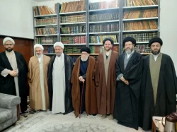 دیدار مسئول دفتر نمایندگی بعثه در عراق با آیت الله سیدمرتضی قزوینی 3