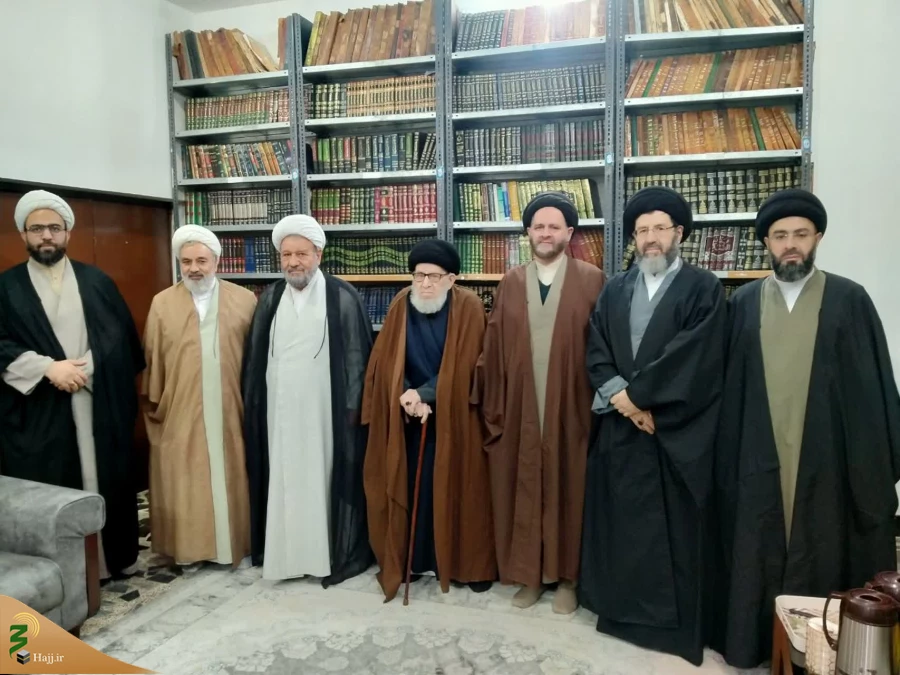 دیدار مسئول دفتر نمایندگی بعثه در عراق با آیت الله سیدمرتضی قزوینی 3