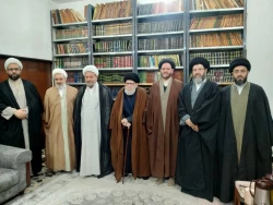 دیدار مسئول دفتر نمایندگی بعثه در عراق با آیت الله سیدمرتضی قزوینی 6