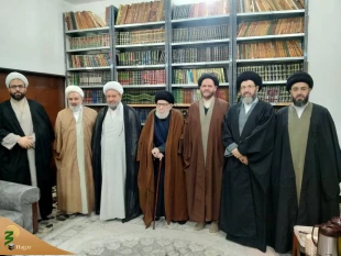 دیدار مسئول دفتر نمایندگی بعثه در عراق با آیت الله سیدمرتضی قزوینی 6