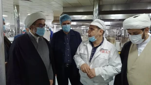 بازدید نماینده بعثه از آشپزخانه مرکزی زین در مدینه منوره 2