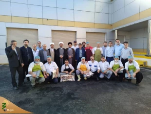 بازدید نماینده بعثه از آشپزخانه مرکزی زین در مدینه منوره 3