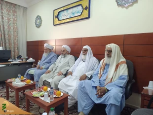 نشست روحانیون کاروان‌های اهل سنت با نماینده بعثه مقام معظم رهبری در مکه مکرمه 2