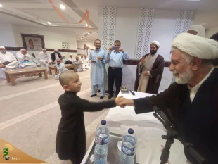 مراسم معنوی زائرین اهل سنت سیستان و بلوچستان با حضور نماینده بعثه در مکه مکرمه 5