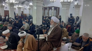 
برگزاری دعای ندبه در جوار حرم امام اول شیعیان (ع) در نجف 