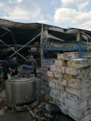  آشپزخانه مرکزی کربلا دچار حریق شد 3