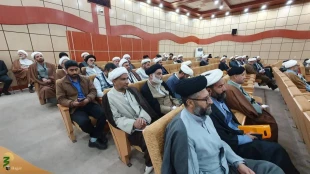 Hojjat al-Islam Navvab in a meeting with Hajj caravans’ clerics of Fars Province
7 caravans go to Hajj this year due to the reduction in the number of agents and servants 
 3