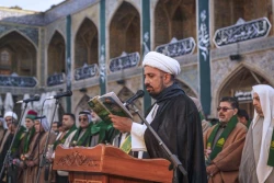 برافراشته شدن پرچم جدید بر فراز گنبدحرم امیرالمؤمنین علی علیه‌السلام 5