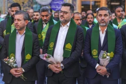 برافراشته شدن پرچم جدید بر فراز گنبدحرم امیرالمؤمنین علی علیه‌السلام 7