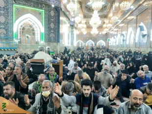 دعای کمیل دومین شب جمعه ماه رجب در کربلا برگزار شد. 9